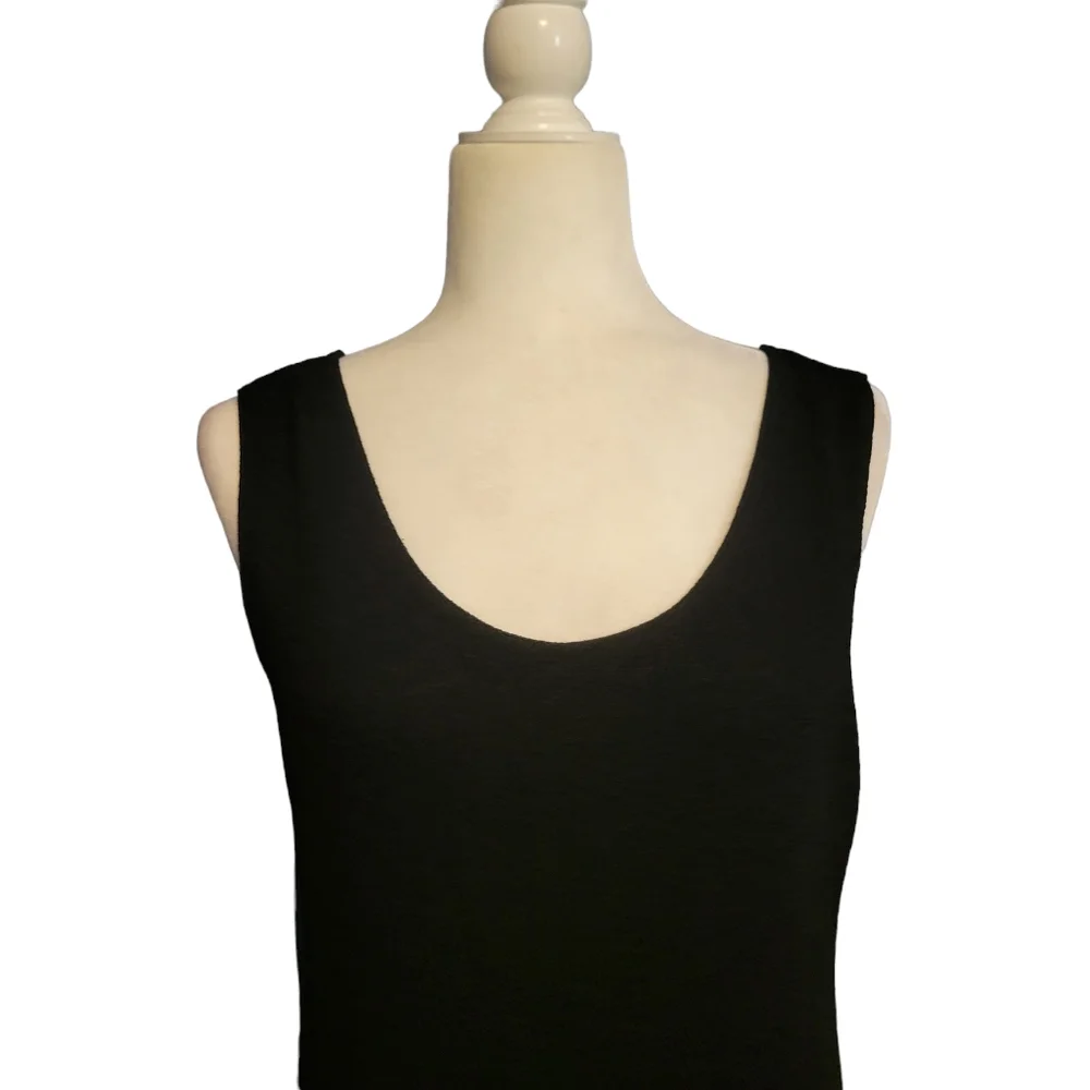 Danielle Casey Maxi Dress Black Dress Vintage Made in USA Size 12